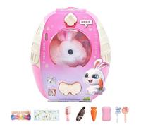 Whnbuij Toy de Conejito eléctrico -17x16cm Plush, Mascota robótica | Animal Que Funciona con baterías con Efectos de Sonido, característica de Movimiento para Caminar, niños pequeños o so