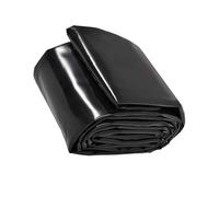 Whnoorher Revestimiento para Estanque Negro Membrana de HDPE Impermeable Revestimiento Impermeable para Estanque de Peces Agua Jardín Fuente de Estanque Koi Depósito(2x4m)