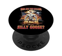 Who Are You Calling Silly Goose Músculo PopSockets PopGrip Adhesivo