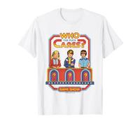 Who Cares Game Show Sarcastic Vintage Funny Adult Humor Camiseta