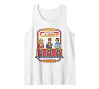 Who Cares Game Show Sarcastic Vintage Funny Adult Humor Camiseta sin Mangas