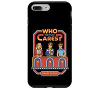 Who Cares Game Show Sarcastic Vintage Funny Adult Humor Carcasa para iPhone 7 Plus/8 Plus
