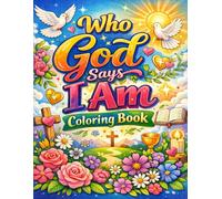 Who God Says I Am Coloring Book: Biblical Affirmations for Faith, Joy, and Inner Peace