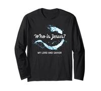 Who is Jesus? My Lord & Savior - Christian Faith Baptism Manga Larga