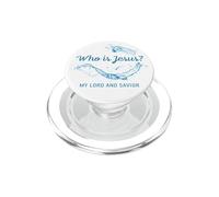 Who is Jesus? My Lord & Savior - Christian Faith Baptism PopSockets PopGrip para MagSafe