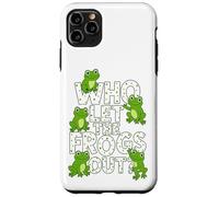 Who Let The Frogs out? Funny Frog Lover Men Women Kids Carcasa para iPhone 11 Pro MAX