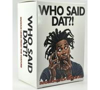 Who Said Dat Game: Sumérgete en el mundo de las citas urbanas con 100 tarjetas que muestran la vitalidad de la cultura negra. Experimenta una diversión de fiesta atractiva y provocadora como nunca