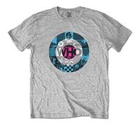 Who - the - T-Shirt # L Unisex Grey # Target Blocks