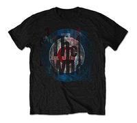 Who - the - T-Shirt # S Black Unisex # Target Texture