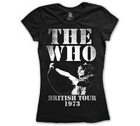 Who the - T-Shirt # Xxl Ladies Black # British Tour 1973