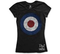 Who the - T-Shirt # Xxl Ladies Black # Target Distressed
