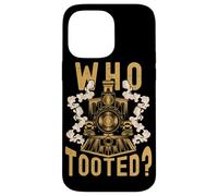 Who Tooted? Model Railroad Train Retro Vintage Locomotive Carcasa para iPhone 14 Pro MAX