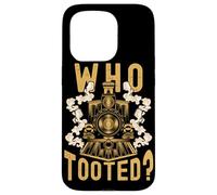 Who Tooted? Model Railroad Train Retro Vintage Locomotive Carcasa para iPhone 15 Pro