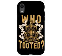 Who Tooted? Model Railroad Train Retro Vintage Locomotive Carcasa para iPhone XR