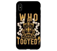 Who Tooted? Model Railroad Train Retro Vintage Locomotive Carcasa para iPhone XS MAX