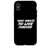 Who Wants to Live Forever | Cita de la canción Musical de 1980 Carcasa para iPhone X/XS