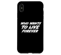 Who Wants to Live Forever | Cita de la canción Musical de 1980 Carcasa para iPhone XS MAX