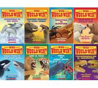 Who Would Win? Series Collection of 8 Books By Jerry Pallotta and Rob Bolster (Includes: Whale Vs. Giant Squid; Tarantula Vs Scorpion; Tyrannosaurus R