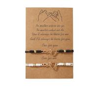 Whoasyst 1 par de tobilleras de algodón hechas a mano con cuerda ajustable, adecuadas para varias ocasiones, joyería musical unisex, talla única, como se describe