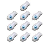 Whoasyst 10 piezas de abalorios coloridos retro de peces, cuentas espaciadoras sueltas para collar, cerámica hecha a mano, componentes de joyería artísticos hechos a mano