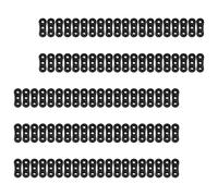 Whoasyst 100 tensores de cuerda de viento para tienda de campaña, ajustador de línea de tensor, hebillas de gancho de apriete, accesorios de toldo a prueba de viento, ajustadores de cuerda, hebillas