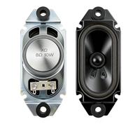 Whoasyst 2 altavoces externos de 8 ohmios y 10 W con orificio de montaje para máquinas publicitarias y televisores, sistemas de música, altavoces impermeables para exteriores