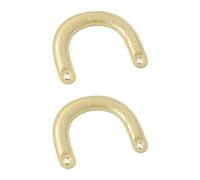 Whoasyst 2 correas curvadas cómodas y prácticas de poliuretano para una fácil instalación para uso diario y asa de viaje, Gold