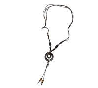 Whoasyst Abalorio de cerámica fina con diseño de flor y mariposa para pieles delicadas, para la mañana o la noche, no conformista, elegante dije de cerámica, One Size, como se describe, como se