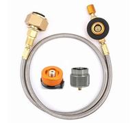 Whoasyst Adaptador de recarga para tanques de camping, acopladores de carga, conectores de hornos, recipientes de combustible, tanques de camping