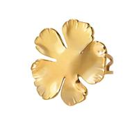 Whoasyst Anillos abiertos de inspiración francesa, de acero inoxidable, tamaño ajustable para mayor comodidad y elegancia, minimalista, geométrico, simple, dorado, para mujer, juego de nudos
