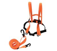 Whoasyst Arnés de esquí para niños, arnés de entrenamiento de snowboard, tracción de esquí, correa de entrenamiento de patinaje con asa, correa extraíble, herramienta de enseñanza para niños