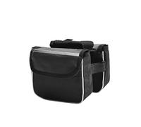 Whoasyst Bolsa de tubo superior para bicicleta de carretera, impermeable, marco frontal, barras transversales, bolsas de almacenamiento para ciclismo, barras transversales