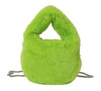 Whoasyst Bolso de mano de moda para mujer, adecuado para ir de compras, trabajo y citas, se puede utilizar como un bolso de hombro o bolso cruzado de pelo para mujer, Green, One Size