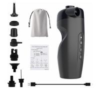 Whoasyst Bombas de aire pequeñas, detector de presión, textura ABS, para equipos de camping, neumáticos de vehículos, bombas de aire a presión automáticas