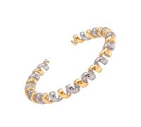 Whoasyst Brazalete de alambre para teléfono para mujer, acero inoxidable, ligero, diseño de bobina de resorte, joyería elegante para mujer