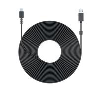Whoasyst Cable de carga de fácil instalación para cámaras de seguridad, cable de alimentación, duradero, construcción de PVC y fiabilidad, ajuste de alimentación