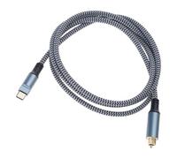 Whoasyst Cable de sonido visual de fibra compatible con múltiples dispositivos, USB CREATE a procesador digital de 5.1 canales, cable de sonido visual para sala de medios