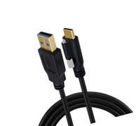 Whoasyst Cable USB C portátil a transmisión de datos con salida centralizada y tornillos de bloqueo para aplicaciones de fábrica, tipo de salida central, cable de datos para cámaras industriales