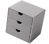 Whoasyst Cajonera de escritorio para almacenamiento de documentos, para entusiastas de la casa de muñecas y amantes de las miniaturas, ajuste de escena, casa de muñecas, oficinas, accesorios de escena