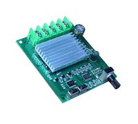 Whoasyst Componente avanzado de controlador de motor sin cepillo de 200 W con tecnología de derogación de dirección inmediata y supresión de inercia, placa de control de motor de funcionamiento duro