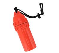 Whoasyst Contenedor de botella seca de buceo con gancho de clip, cuerda para colgar, caja de kayak, esnórquel, almacenamiento hermético con clip