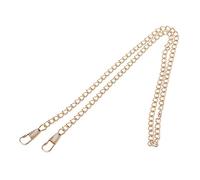 Whoasyst Correa de metal para bolso de mano, correa de hombro para bolso cruzado, correa de repuesto para bolso de mano, Gold