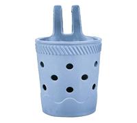 Whoasyst Elegante soporte para bebidas con agujeros decorativos, base antideslizante, perfecto para viajes a la playa y reuniones familiares, propietario de bebidas portátil