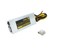 Whoasyst Fuente de alimentación silenciosa de 3000 W, 3300 W, 3600 W, un solo canal, 12 V, 15 x 6 pines, unidad de silencio de alta eficiencia
