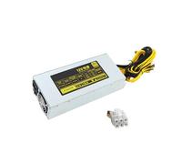 Whoasyst Fuente de alimentación silenciosa de 3000 W, 3300 W, 3600 W, un solo canal, 12 V, 15 x 6 pines, unidad de silencio de alta eficiencia