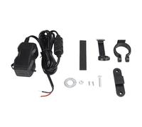 Whoasyst Fuerte enlace de carga USB de 40 W para automóviles de 12 V/24 V, impermeable, adición de motocicleta con versión de tarifa rápida, dispositivo de motocicleta fuerte