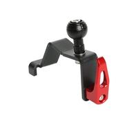 Whoasyst Gancho de engranaje de motocicleta de aleación de aluminio y soporte giratorio para teléfono para instalación rápida, gancho de motocicleta para soporte de equipaje de motocicleta