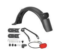 Whoasyst Guardabarros trasero eléctrico con luz trasera para pieza de repuesto para scooter eléctrico con luz trasera