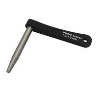 Whoasyst Herramienta de aparcamiento para radios, llave de reparación de bicicletas de carretera, 0,8-1,0 mm/-.3 mm, herramienta de aparcamiento plana