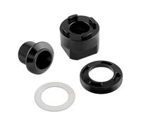 Whoasyst Herramienta de instalación de cubierta de brazo de manivela de aluminio, herramientas de pernos de brazo de bicicleta, reparación de bicicletas, llave de brazo de manivela de montaje directo